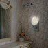 Uanvaha 0.5W Boho Gold Egg Night Light, Printed Bokeh Sparkle Design Plug into Wall with Dusk to Dawn Sensor, Soft Warm