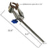 Lab Clamp 4 Prong Finger Style Cork-Coated Head and A Black Laboratory Stand Clip