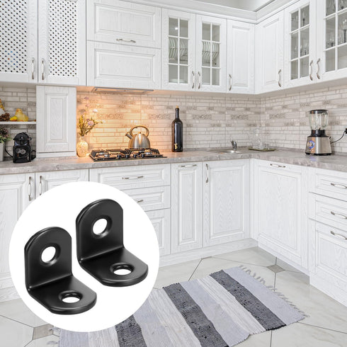 Aruicheng L Bracket Metal Brackets for Shelves Corner Bracket L Brackets for Wood Angle Bracket Corner Brace Small
