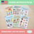 Set 6-Piece JELLY BEAN GENIUS Calming Corner Essential Poster for Kids Emotional Awareness & Social Emotional Learning