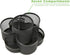Mind Reader Desk Organizer with 7 Compartments, Supplies and Accessories Storage for Office Desk (Black)