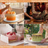 8, 10 12 Inch (9 Pack) 1/2" BOARDS+ Cake Drums & in White, Gold & Black Color | Thick CakeBoard Circle Rounds + Free