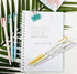 Xeno Cute Slim Ballpoint Pen, 0.38mm, 9 Colorful Assorted Ink, Extra Fine Point Pens with Stickers Memo Pads
