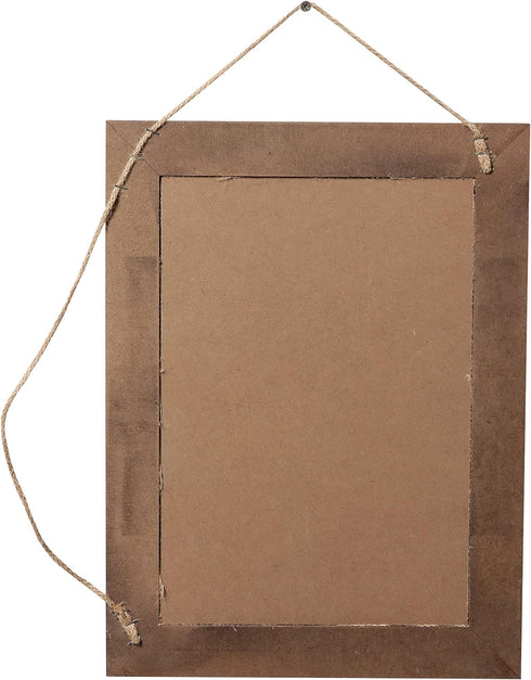 SOFE Cute Linen Small Bulletin Board, 15.7×12 Inches Decorative Cork Board with Blue Frame for Home Office School