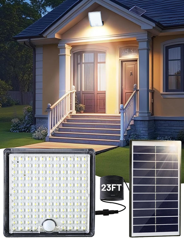 ReinHoo Solar Motion Lights Outdoor Waterproof with 5 Lighting Modes,Solar Flood Lights Outdoor