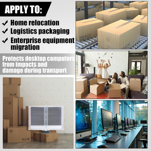 6 3 1 27" Packaging 27" Chunful for Screens with Pump Inflatable Protective Bags Compatible with Desktop Monitor