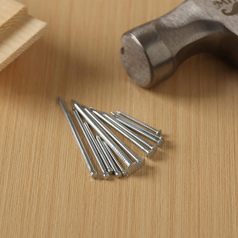 Mr. Pen Nail Assortment Kit, 1500 Pcs, Assorted Sizes Brad Head and Flat Head Nails for Hanging Pictures