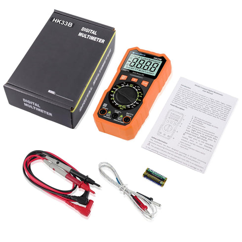 Multimeter Tester 2000 Counts Digital Multimeter with DC AC Voltmeter, Ohm Volt Amp Meter, and NCV