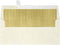 LUXPaper #10 Foil Lined Business Envelopes | Peel & Press | 4 1/8" x 9 1/2" | 50 Qty Natural w/Gold LUX Lining.