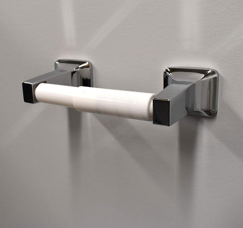 Plumb Pak PP835-35 Universal Spring Loaded Toilet Paper Roller, White