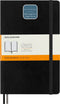 Moleskine Classic Expanded Notebook, Soft Cover, Large (5" x 8.25"), 400 Pages, Ruled/Lined, Black