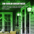 Green Light Bulb, 9W 800LM LED A19 E26 Base, Outdoor Decorative Holiday Light Bulbs, 3-Pack