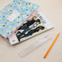 Flower Design Expanding File Folders, 8 Pocket, 4 Pack, A4 Letter Size, Durable Poly Material, 12.8 x 9.3 Inches