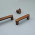 (1, 4" MFYS Walnut Wood Drawer Pulls Handes Rustic Cabinet Pulls Handles Wood Dresser Knob Kitchen Furniture Hardware
