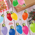 Whaline 24Pcs Christmas Sticky Note, 12 Designs Colorful Xmas Bulb Shape Self-Stick Notepads for Work Study