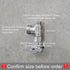 Add On Tee Fitting, Stainless Steel Toilet Water Supply Line Splitter, 3/8" x 3/8" x 3/8"