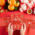 Silk Red Envelope 6PCS New Year Red Envelopes, Chinese Red Pocket for Spring Festival Wedding, New Year Birthday (3
