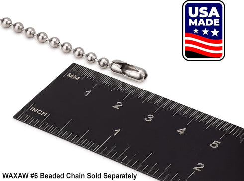#6 Chain Connector (100 Pack) Stainless Steel for Beaded Ball Chain USA Made