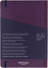 Fabriano Ecoqua Plus Fabric-Bound Notebook, A5, 5.8" x 8.3", Dotted, Wine