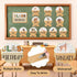 Back to School Birthday Bulletin Board Set, Summer Woodland Animals Class Birthday Stickers for School Calendar Decor