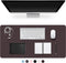 CADONO Leather Desk Pad Protector,Non-Slip Desk Pad,on-Slip PU Leather Large Mouse Pad,Easy Clean