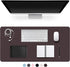 CADONO Leather Desk Pad Protector,Non-Slip Desk Pad,on-Slip PU Leather Large Mouse Pad,Easy Clean
