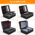 Noiposi Document Organizer, 5200? Heat Insulated Waterproof Fireproof Document Box with Lock, Home Safe for Legal Size