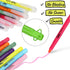 Mr. Pen Gel Highlighters - 16 Pcs (8 Pastel & 8 Vibrant) Assorted Colors, No Bleed Bible Highlighters