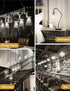 DORESshop 4 Pack LED Edison Bulbs, 4W Antique Filament Bulbs, 40W Equivalent, E26 Base, Daylight 4000K, Non Dimmable