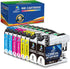 DOUBLE D Upgraded LC20E Compatible Replacement Ink Cartridges (8 Pack) for Brother MFC-J985DW, J775DW Printers