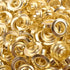 KING PIECES 2000pcs Gold Grommets, 3/8 Inch (10mm) Washers and Grommets Kit for Grommet Tool, Metal Grommets Eyelets