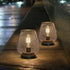 Set 2 JHY DESIGN of Metal Cage LED Lantern Battery Powered Cordless Accent Light with LED Great for Weddings Parties