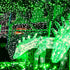 WATERGLIDE St. Patricks Day Shamrocks Lights, 50 LED Outdoor Decorative String Lights, Battery Operated