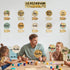 Classroom Jobs Bulletin Board Set, Travel The Map Teacher's Helper Charts, Chalkboard Wall Decor for Classroom