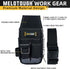 MELOTOUGH Pocket Tool Pouch, Mini Tool Organizer Pouch with Belt Clip for Electrician, Carpenter, and Technician