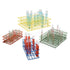 SP Bel-Art Poxygrid Test Tube Rack for 16-20mm Tubes, 80 Places, Blue