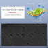 Toplive Black Document File Folder, Waterproof PU Leather A4 Envelope Case Organizer with 8 Card Holders for Travel