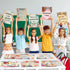 Reading Posters, Reading Strategies Bulletin Board Decoration for Elementary Middle School Library Classroom