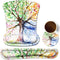Ergonomic Mouse Pad with Wrist Rest Support and Keyboard Pad, iDonzon Cute Non-Slip Rubber Base