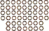 Creative Hobbies ELY233 Steel Hex Lock Nut Fasteners, Yellow Zinc Coated, Fits 1/8IP Lamp Pipe (Pack of 50)