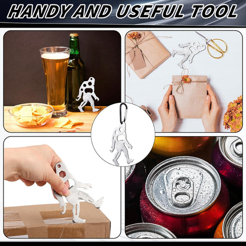 12 Cholemy Pcs Credit Card Tool Novelty Stocking Stuffer Wallet Multitool Edc Gadget Friendship Bigfoot Sasquatch