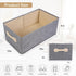 Stackable Storage Bins with Lids, 1 Pack Foldable Closet Organizer for Clothes