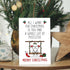 Chenive Sweet Christmas Card for Men Women, Funny Christmas Card for Boyfriend Girlfriend, Xmas Holiday Cards Gifts