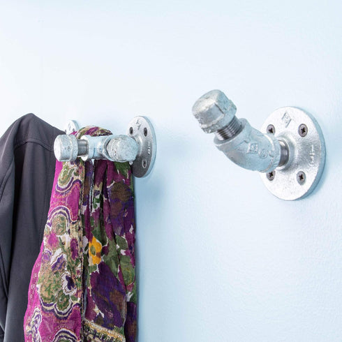 PIPE DÉCOR 3/4 in. x Close Galvanized Steel Nipple, Pre-Cut for DIY Furniture Building and Regular Plumbing