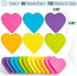 Mr. Pen Heart Sticky Notes, 12 Pads, 60 Sheets/Pad, Cute Heart Shaped Note Pads for Office Supplies
