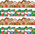 Gingerbread House Christmas Stocking Bulletin Board Decorations - 63ft Winter Border Paper for Classroom, Office