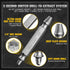 6 SetProfessional Greywolf pcs Damaged Screw Extractor Grade Broken Bolt & Stripped Screw Remover Kit with CaseHardened