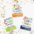 Set 6 Big Dot of Happiness Cheerful Happy Birthday - DIY Assorted Colorful Birthday Party Cash Holder Gift - Funny