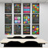 gisgfim 12 Pieces English Grammar Posters, Educational Wall Signs for Middle and High School Classroom Decor