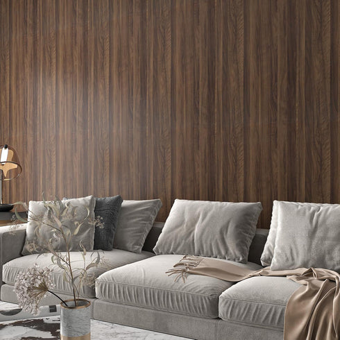 12"x100" Countertops CHIHUT Walnut Wood Peel and Stick Wallpaper Self Adhesive Removable Waterproof Wood Grain Contact